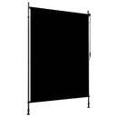 udendørs rullegardin 150x270 cm antracitgrå