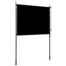 udendørs rullegardin 150x270 cm antracitgrå