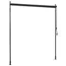 udendørs rullegardin 200x270 cm antracitgrå