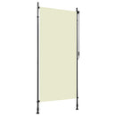 udendørs rullegardin 100x270 cm cremefarvet