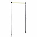 udendørs rullegardin 100x270 cm cremefarvet