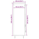 udendørs rullegardin 60x250 cm antracitgrå