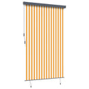 udendørs rullegardin 160x250 cm hvid og orange