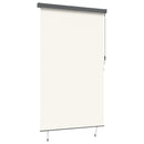 Rullegardin udendørs 160x250 cm cremefarvet