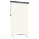 Rullegardin udendørs 160x250 cm cremefarvet