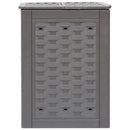 kompostbeholdere 3 stk. 60 x 60 x 83 cm 900 l brun