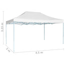 foldbart festtelt 3x4,5 m hvid