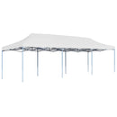 foldbart pop-op-festtelt 3 x 9 m hvid