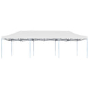 foldbart pop-op-festtelt 3 x 9 m hvid