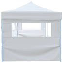 foldbart pop op-festtelt med 5 sidevægge 3 x 9 m hvid
