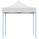 foldbart festtelt 280x410x315 cm stål hvid
