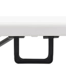foldbare havebænke 2 stk. 180 cm HDPE hvid
