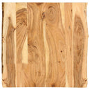 bordplade 58x(50-60)x2,5 cm massivt akacietræ