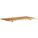 bordplade 100x(50-60)x2,5 cm massivt akacietræ