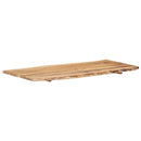 bordplade 118x(50-60)x2,5 cm massivt akacietræ
