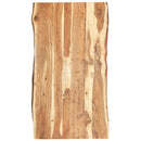 bordplade 118x(50-60)x3,8 cm massivt akacietræ