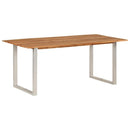 spisebord 180x90x76 cm massivt akacietræ