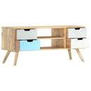 tv-skab 110 x 35 x 48 cm massivt mangotræ