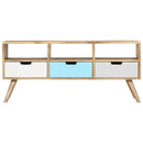 tv-skab 110 x 35 x 48 cm massivt mangotræ
