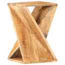 sidebord 35x35x55 cm massivt mangotræ