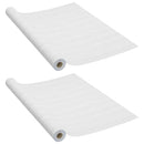 selvklæbende folie til døre 2 stk. 210x90 cm PVC hvidt træ