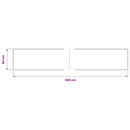 selvklæbende folie til møbler 500x90 cm PVC hvid