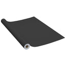 selvklæbende folie til møbler 500x90 cm PVC sort