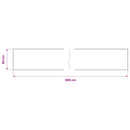 selvklæbende folie til møbler 500x90 cm PVC sort