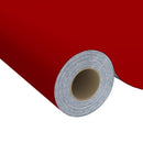 selvklæbende folie til møbler 500x90 cm PVC rød