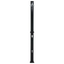 soldrevet bruser 220 cm 20 l sort