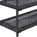 skoreol 50x30x120 cm polyrattan sort