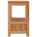 sengebord 40x30x50 cm massivt teaktræ
