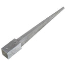 jordpløkker 6 stk. 7 x 7 x 75 cm galvaniseret stål sølvfarvet