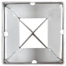 jordpløkker 12 stk. 9 x 9 x 75 cm galvaniseret stål sølvfarvet