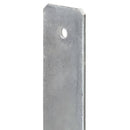 hegnspløkker 2 stk. 8x6x60 cm galvaniseret stål sølvfarvet