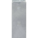 hegnspløkker 6 stk. 9x6x60 cm galvaniseret stål sølvfarvet