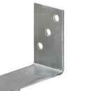 hegnspløkker 6 stk. 9x6x30 cm galvaniseret stål sølvfarvet
