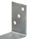 hegnspløkker 6 stk. 8x6x30 cm galvaniseret stål sølvfarvet