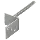 hegnsankre 12 stk. sølv 8x6x30 cm galvaniseret stål