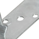 jordankre 6 stk. 9x6x15 cm galvaniseret stål sølvfarvet