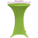 bordovertræk i stretch 4 stk. 70 cm grøn