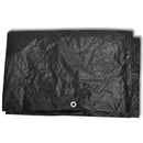 møbelovertræk 2 stk. 6 pers. polyrattansæt 8 huller 172x113 cm