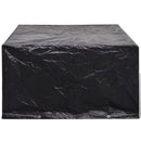 møbelovertræk 2 stk. 6 pers. polyrattansæt 8 huller 172x113 cm