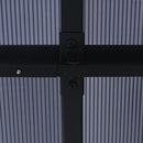 pavillon med gardin 405x294x244 cm antracitgrå