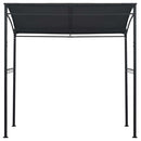 grillpavillon 215x150x220 cm stål antracitgrå