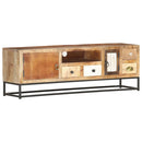 tv-skab 120x30x40 cm massivt genbrugstræ