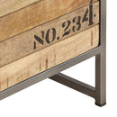 kommode 45x30x105 cm massivt mangotræ