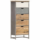 kommode 45x30x105 cm massivt mangotræ