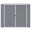 haveskur 195x198x159 cm galvaniseret stål grå