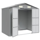 haveskur 205x129x183 cm galvaniseret stål grå